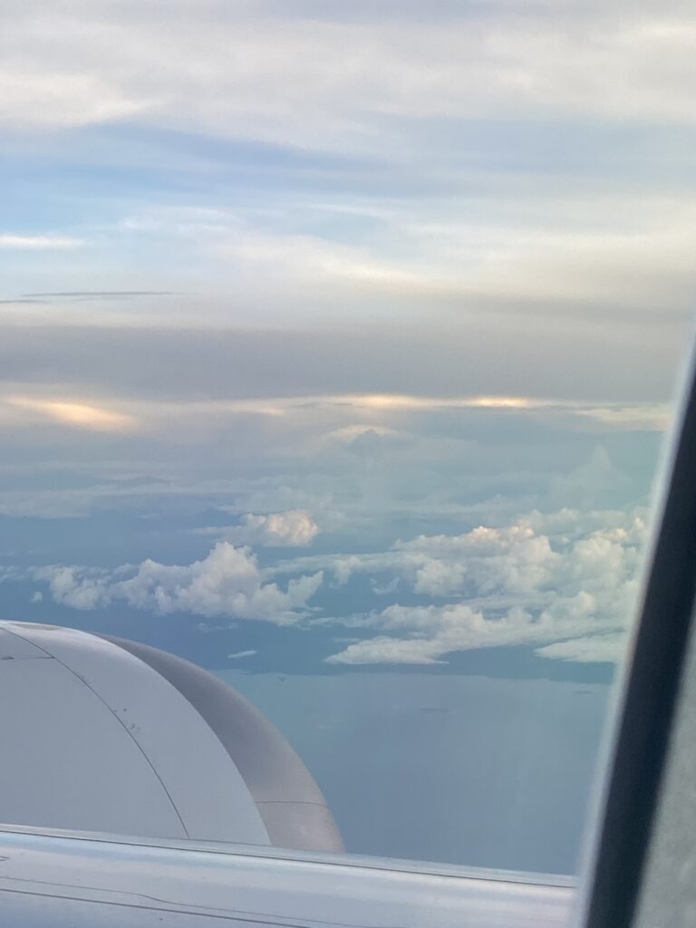 Blick aus dem Flugzeug über Panama